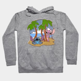 stitch couple Hoodie